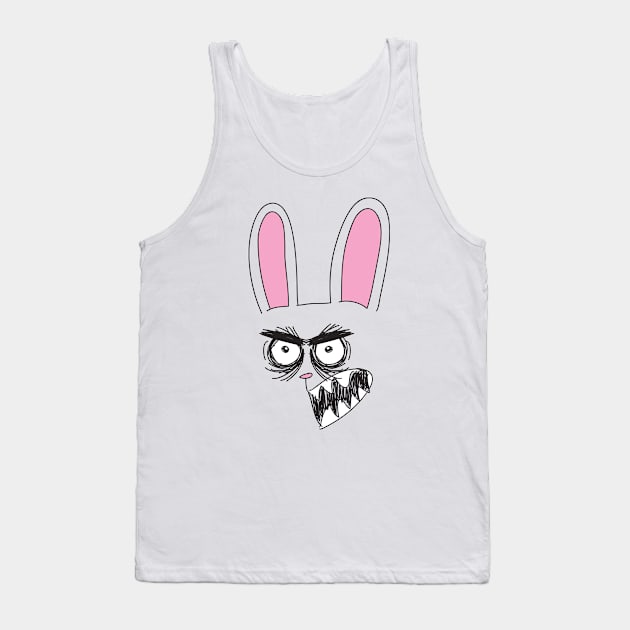 Angry bunny Tank Top by Namarqueza